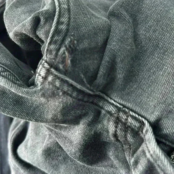 RE/DONE Originals High Rise Ankle Crop in Faded Black 27 146770 - Picture 6 of 8